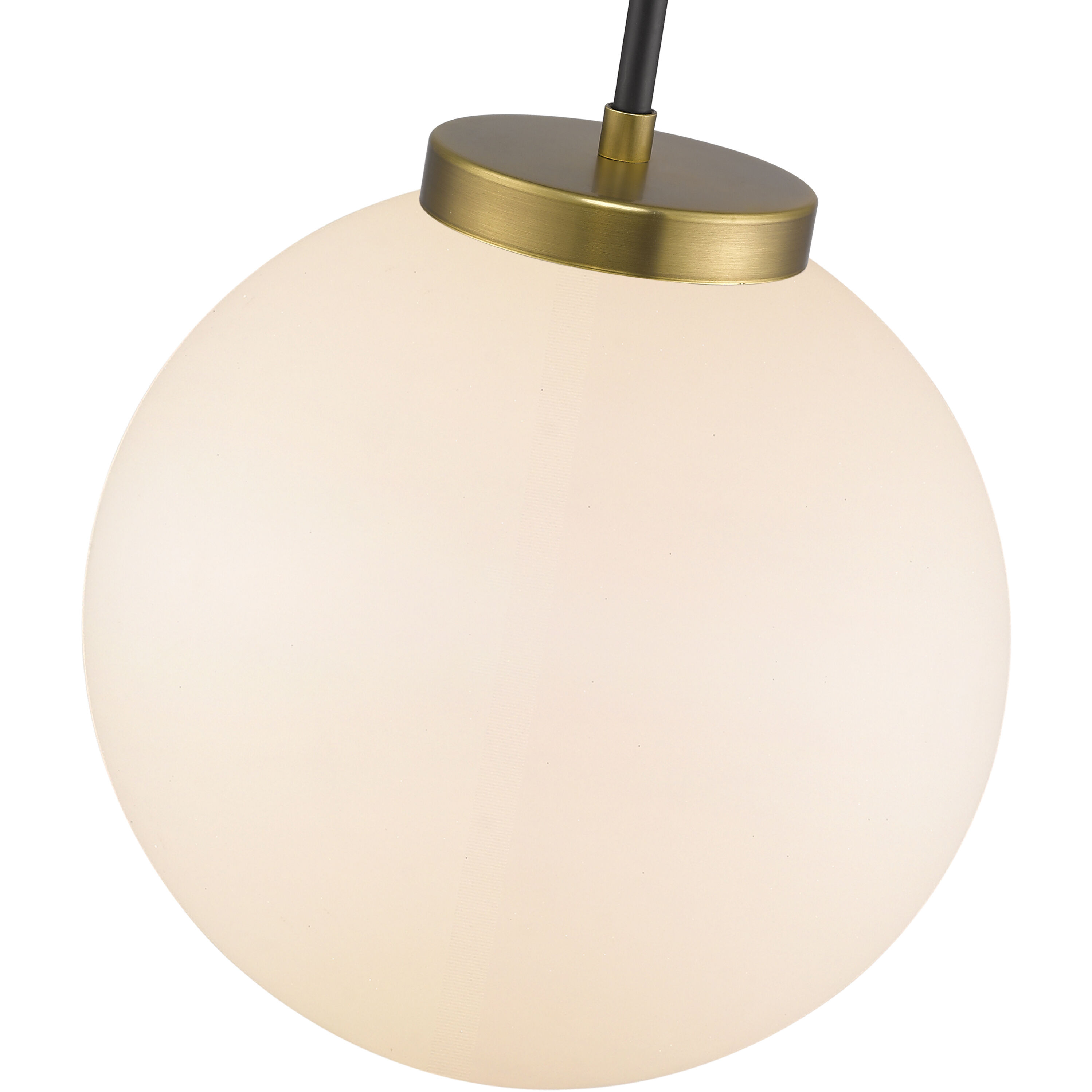 Parsons 1 Light 13.75 inch Matte Black and Olde Brass Pendant Ceiling Light