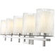 Grayson 5 Light 40 inch Chrome Vanity Wall Light