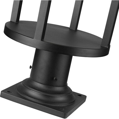 Luca LED 29.75 inch Black Outdoor Pier Mounted Fixture