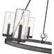 Marlow 6 Light 27.5 inch Ashen Barnboard Outdoor Chandelier