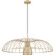 Valencia 1 Light 35 inch Modern Gold Pendant Ceiling Light