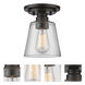Annora 1 Light 7 inch Olde Bronze Flush Mount Ceiling Light