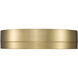 Algar LED 12 inch Modern Gold Flush Mount Ceiling Light