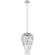 Gabriella 3 Light 9 inch Brushed Nickel Pendant Ceiling Light
