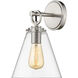 Harper 1 Light 8 inch Brushed Nickel Wall Sconce Wall Light