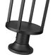 Luca LED 24 inch Black Outdoor Pier Mounted Fixture