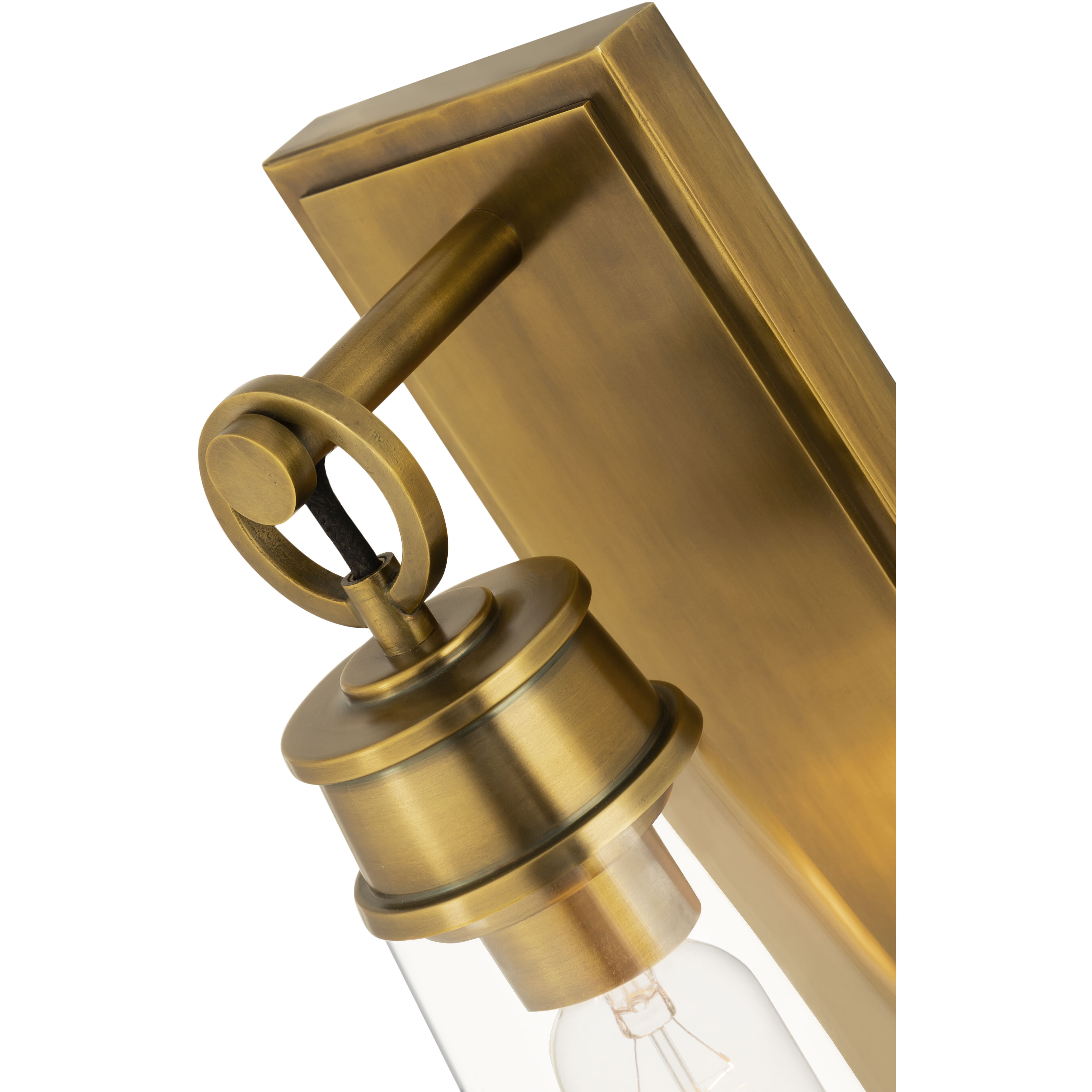 Wentworth 1 Light 4.5 inch Rubbed Brass Wall Sconce Wall Light
