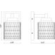 Jacqueline 1 Light 4.75 inch Chrome Wall Sconce Wall Light