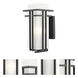 Abbey 1 Light 14.63 inch Black Outdoor Wall Light