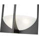Devon 2 Light 12 inch Matte Black Wall Sconce Wall Light