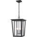 Seoul 2 Light 11.25 inch Oil Rubbed Bronze Outdoor Chain Mount Ceiling Fixture