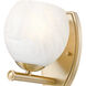 Colette 1 Light 6 inch Modern Gold Wall Sconce Wall Light