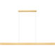Hudson LED 72 inch Gold Linear Chandelier Ceiling Light