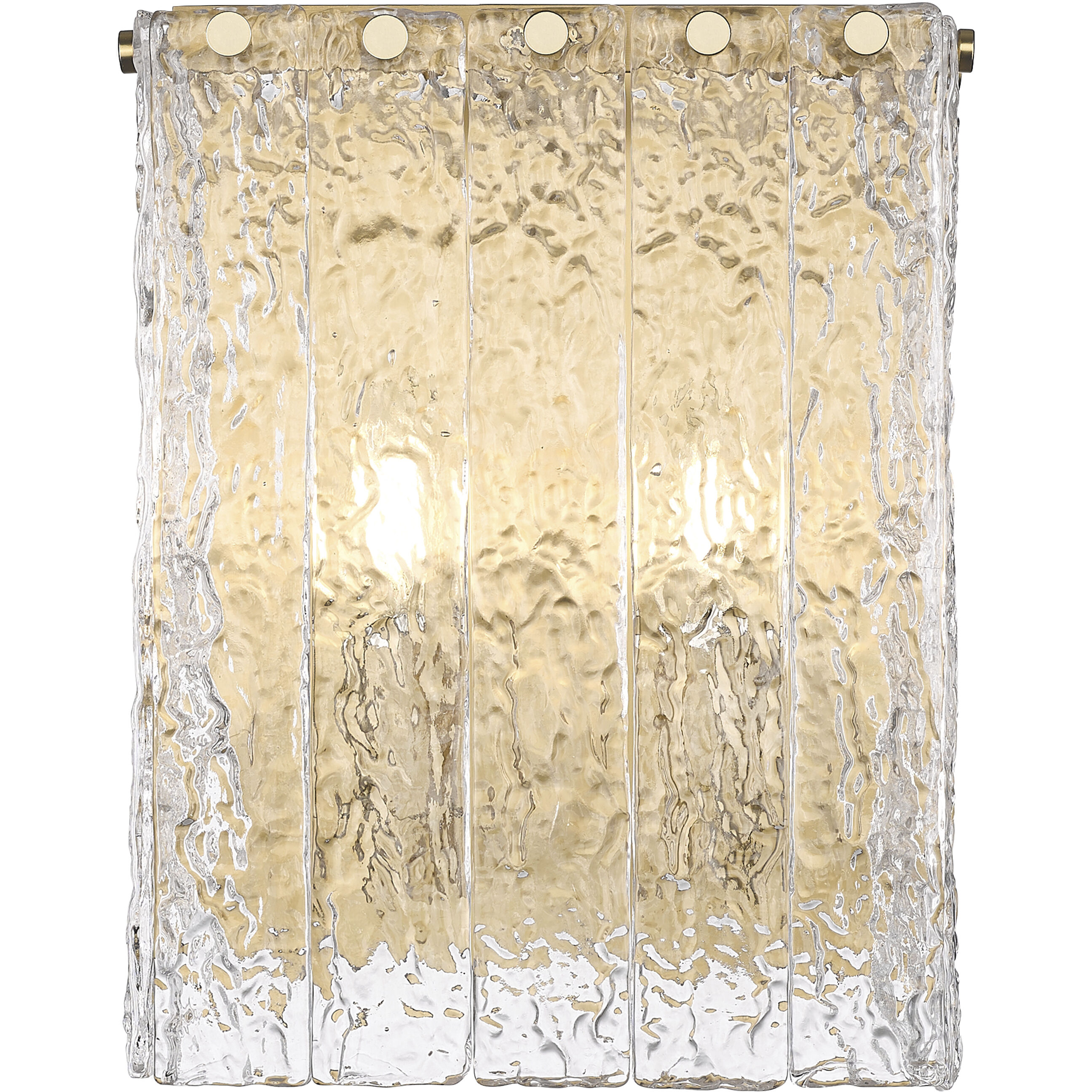 Glacier Wall Sconce Wall Light in Modern Gold