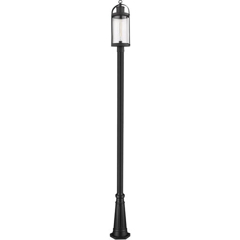 Roundhouse 1 Light 119 inch Black Outdoor Post Mounted Fixture in 14