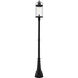 Roundhouse 1 Light 113 inch Black Outdoor Post Mounted Fixture