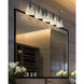 Auden 5 Light 39.75 inch Matte Black Bath Vanity Wall Light