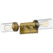 Calliope 2 Light 20.75 inch Foundry Brass Wall Sconce Wall Light