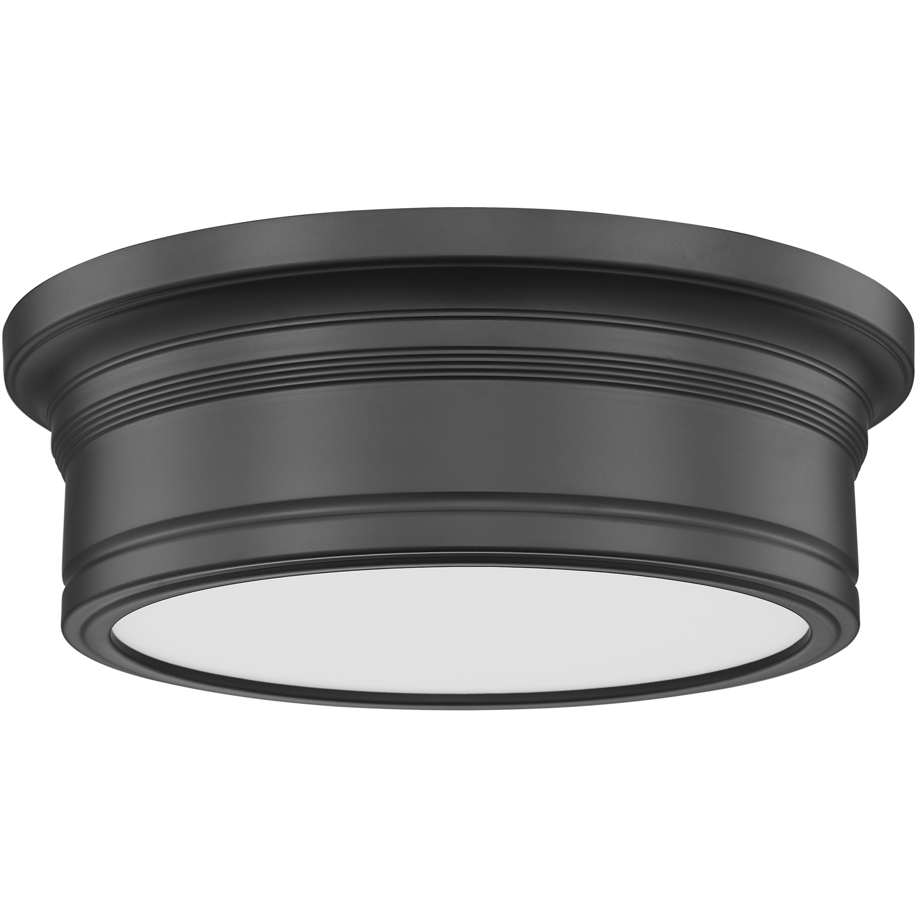 Bentley LED 12 inch Matte Black Flush Mount Ceiling Light