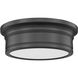 Bentley LED 12 inch Matte Black Flush Mount Ceiling Light