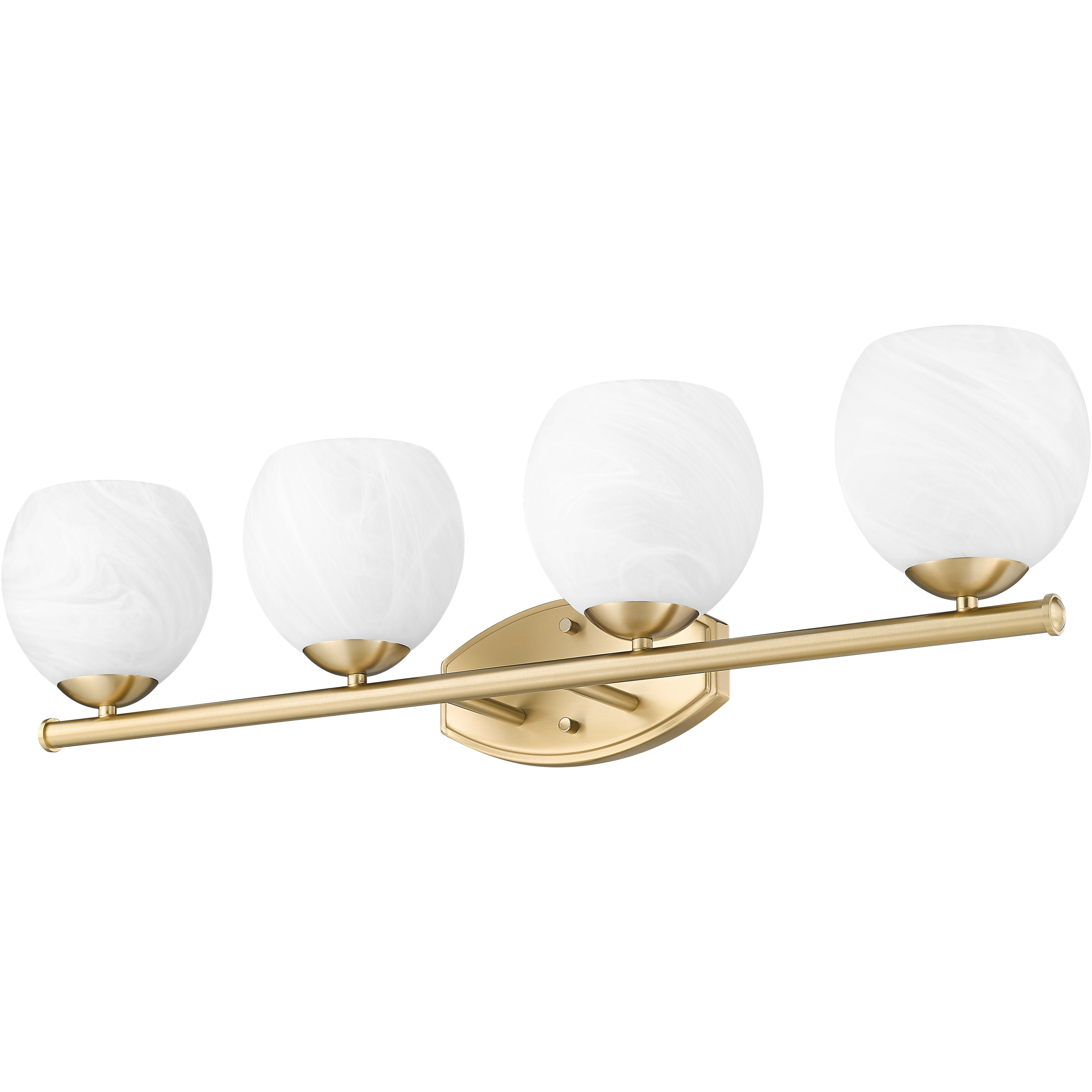 Colette Vanity Wall Light in Modern Gold