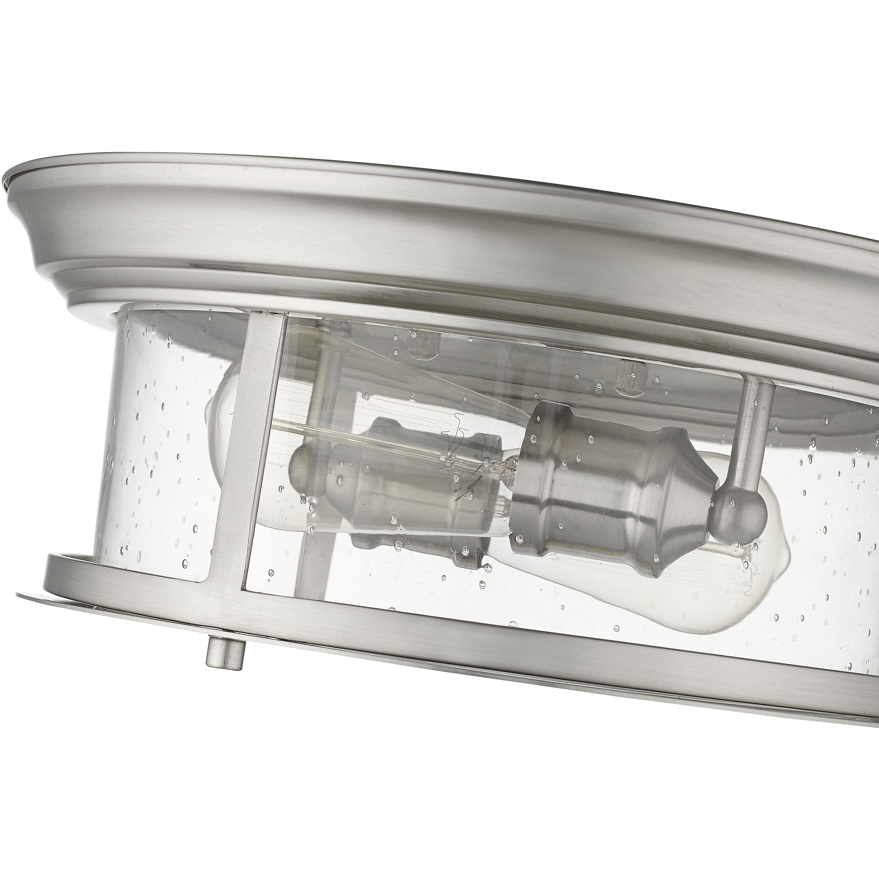 Sonna 2 Light 13.5 inch Brushed Nickel Flush Mount Ceiling Light