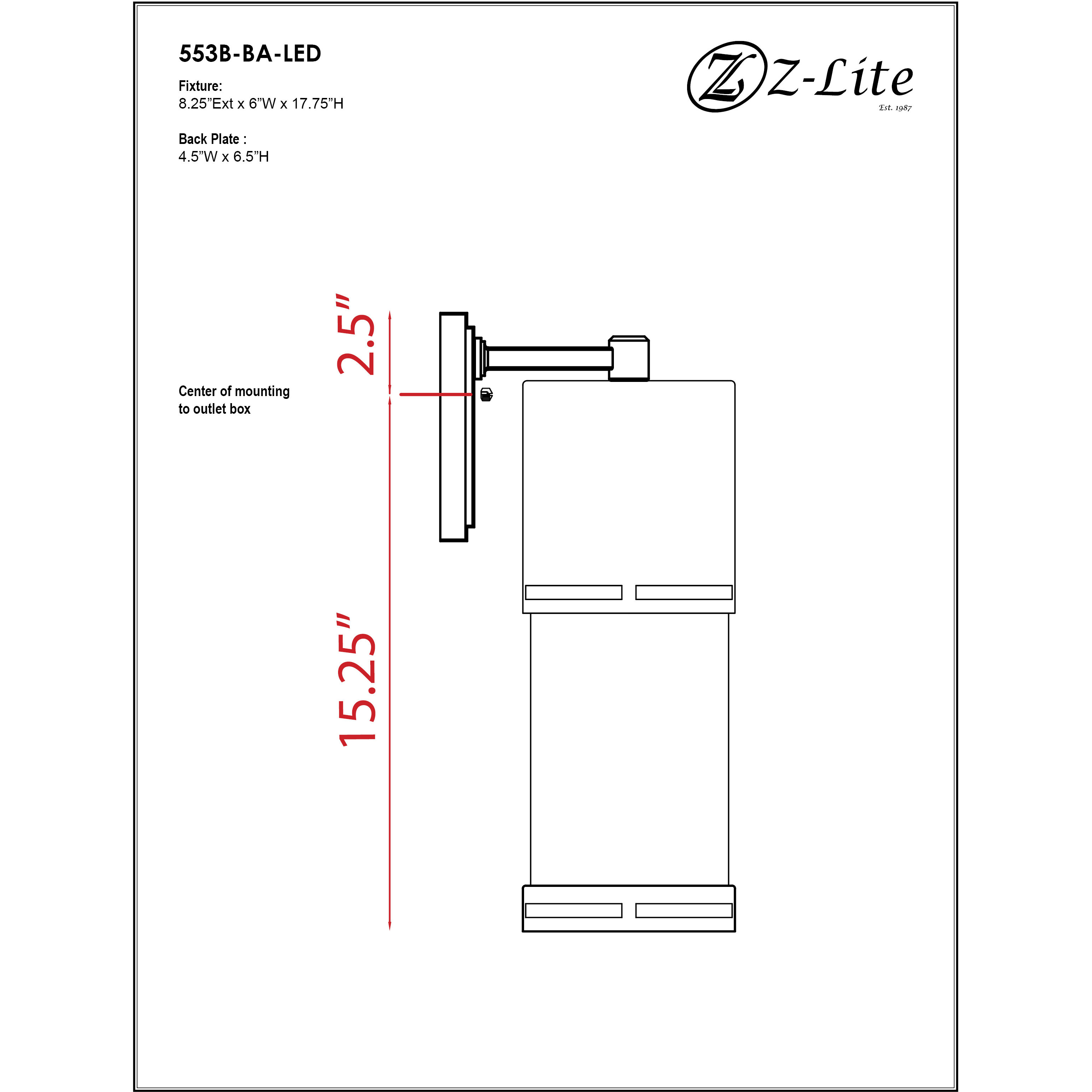 Luminata Outdoor Wall Light in Brushed Aluminum