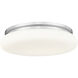 Soleil 1 Light 20 inch Brushed Nickel Flush Mount Ceiling Light