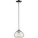 Amon 1 Light 8 inch Chrome Pendant Ceiling Light