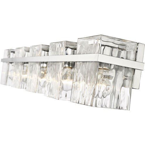 Bennington 5 Light 36.25 inch Chrome Vanity Wall Light
