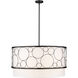 Kendall 5 Light 32 inch Matte Black Chandelier Ceiling Light