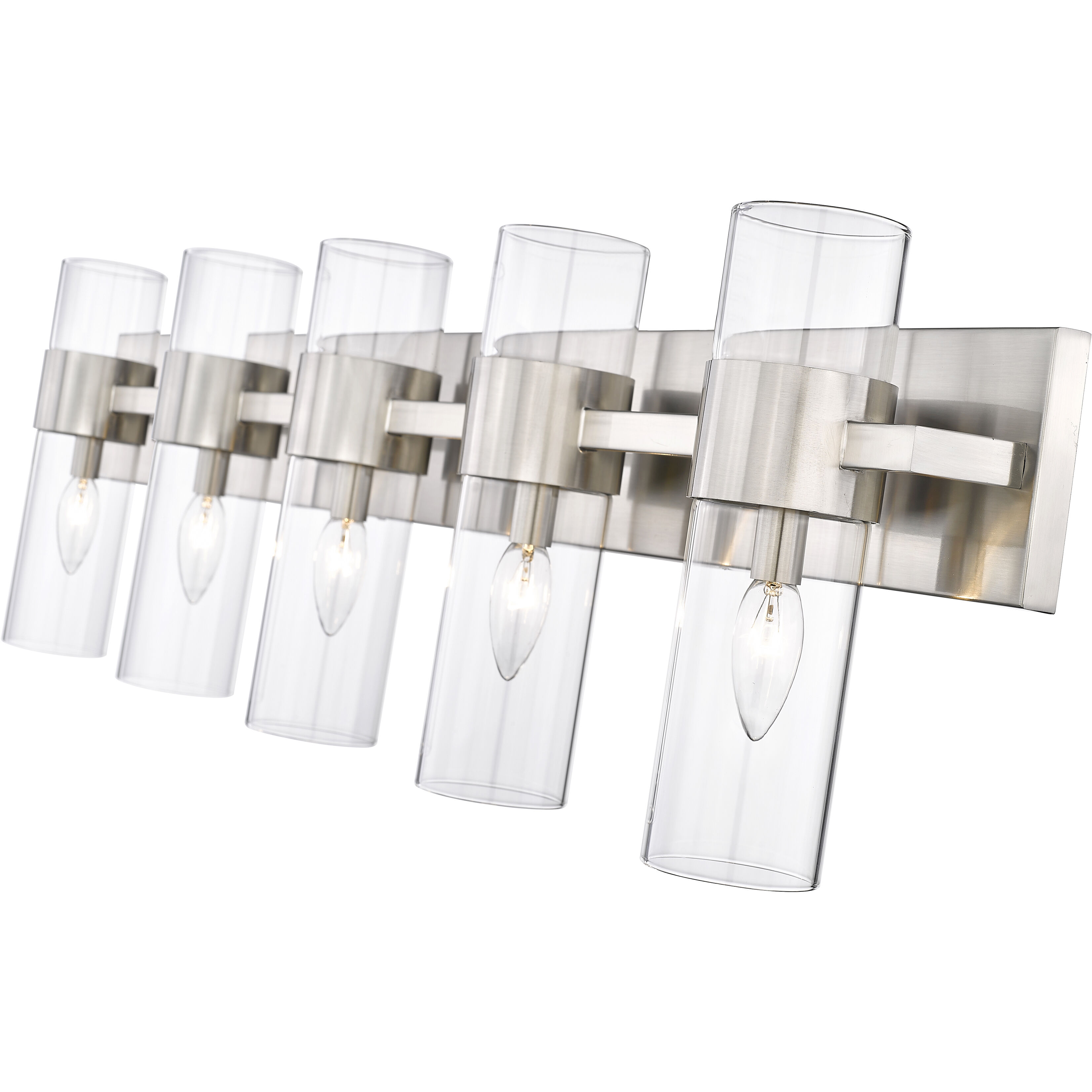 Lawson 5 Light 38 inch Brushed Nickel Vanity Wall Light