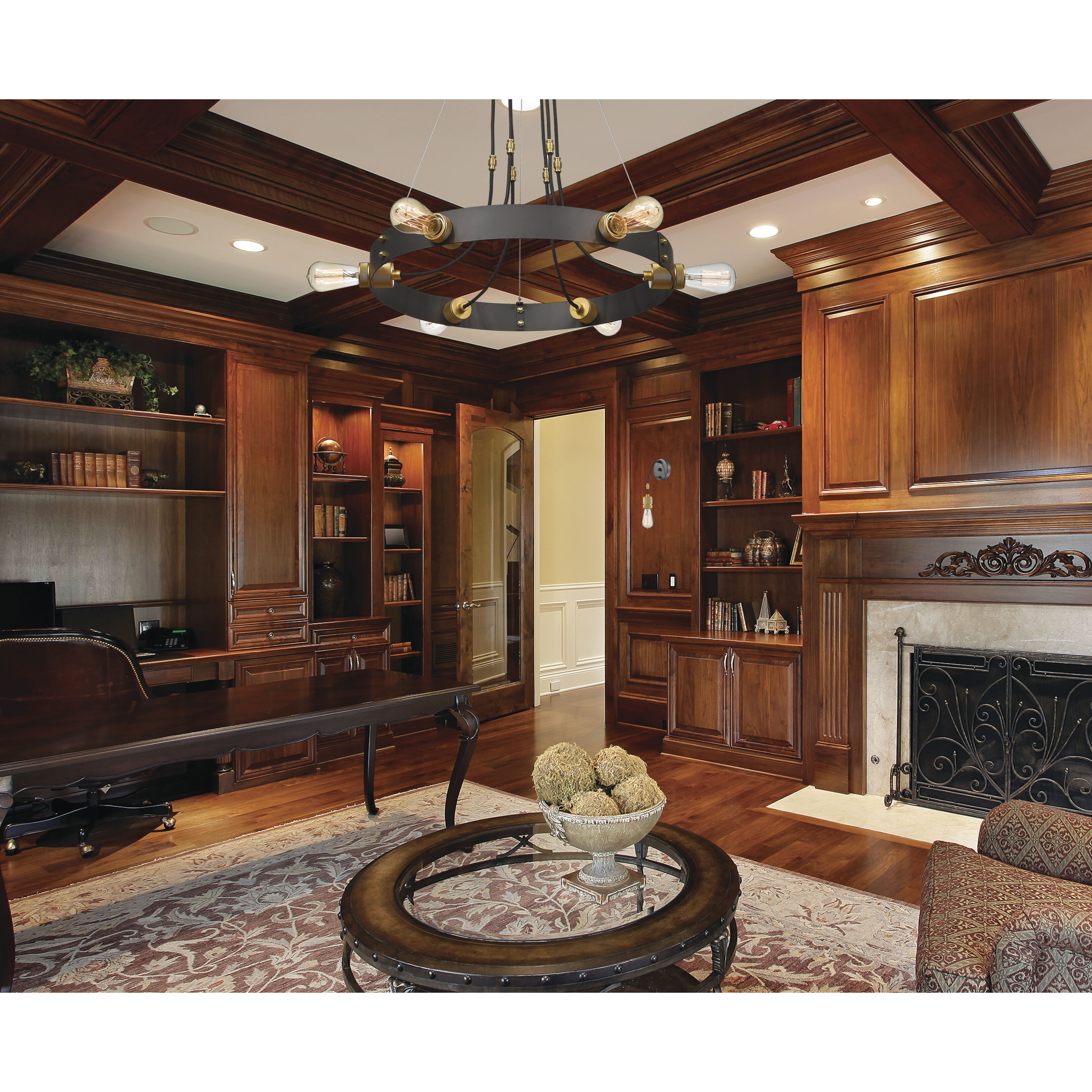 Troubadour 6 Light 24 inch Bronze Chandelier Ceiling Light