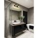 Beckett 2 Light 16 inch Matte Black Vanity Wall Light
