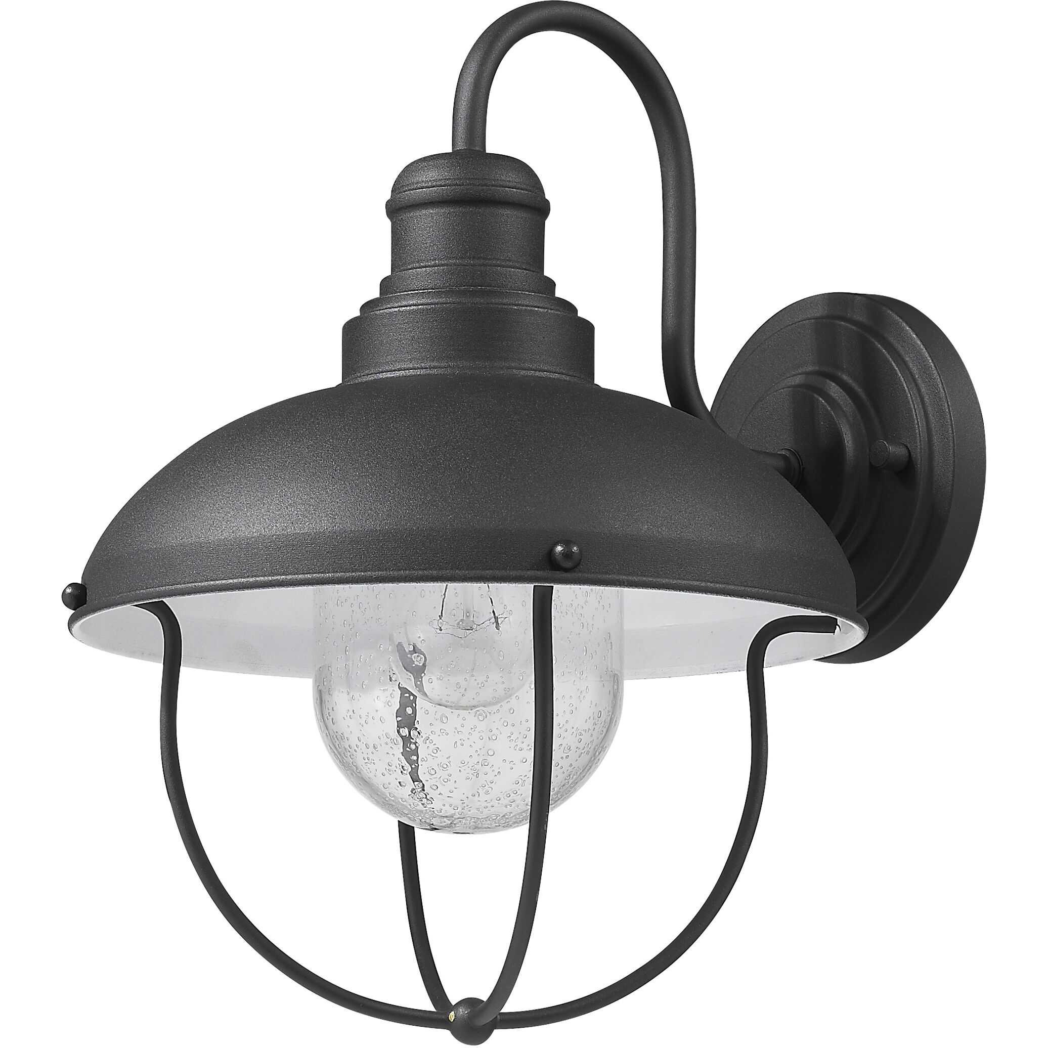 Ansel 1 Light 14 inch Black Outdoor Wall Light