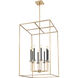 Gaultier 8 Light 24 inch Mondern Gold Chandelier Ceiling Light in Modern Gold