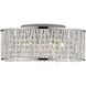 Terra 6 Light 15.75 inch Chrome Flush Mount Ceiling Light in 5.5
