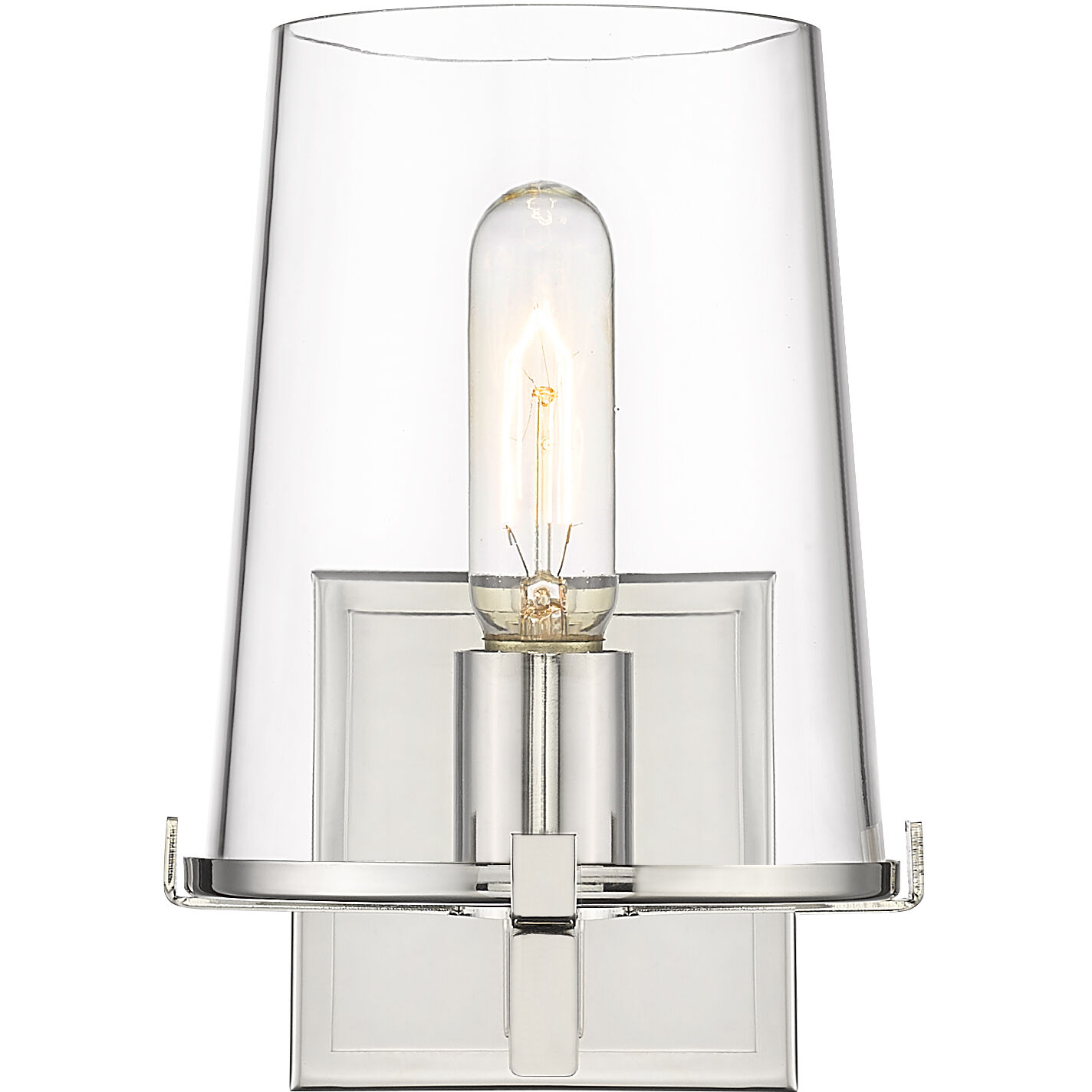 Callista 1 Light 6.5 inch Polished Nickel Wall Sconce Wall Light