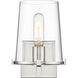 Callista 1 Light 6.5 inch Polished Nickel Wall Sconce Wall Light