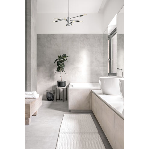 Ascension 8 Light 16 inch Chrome Chandelier Ceiling Light