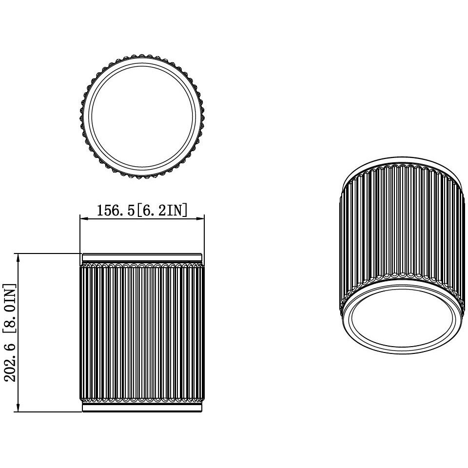 Stari LED 6.25 inch Brushed Nickel Flush Mount Ceiling Light
