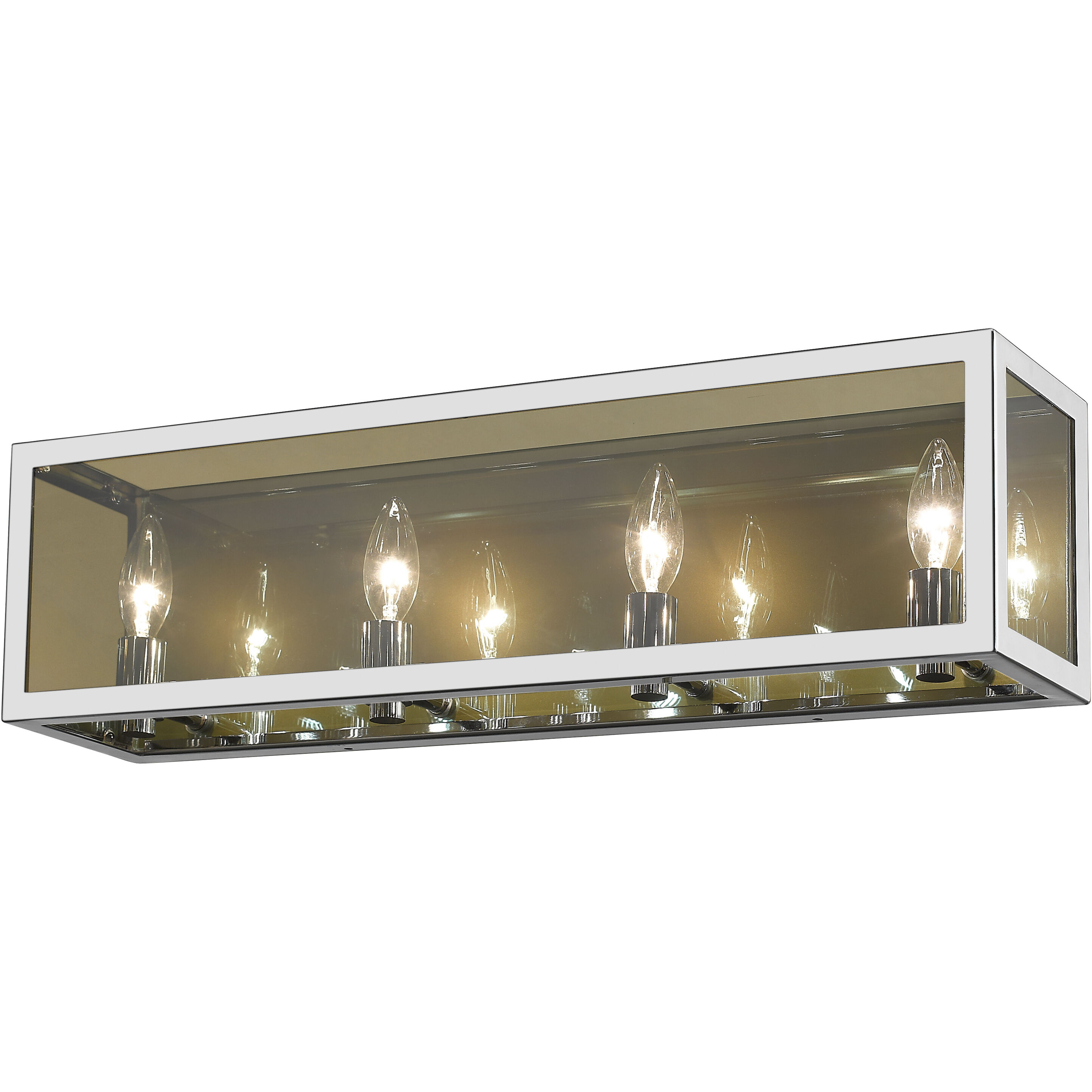 Infinity 4 Light 24 inch Chrome Vanity Wall Light