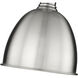 Sawyer 1 Light 8.25 inch Brushed Nickel Pendant Ceiling Light