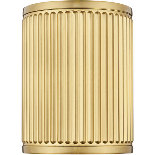 Stari LED 6.25 inch Modern Gold Flush Mount Ceiling Light