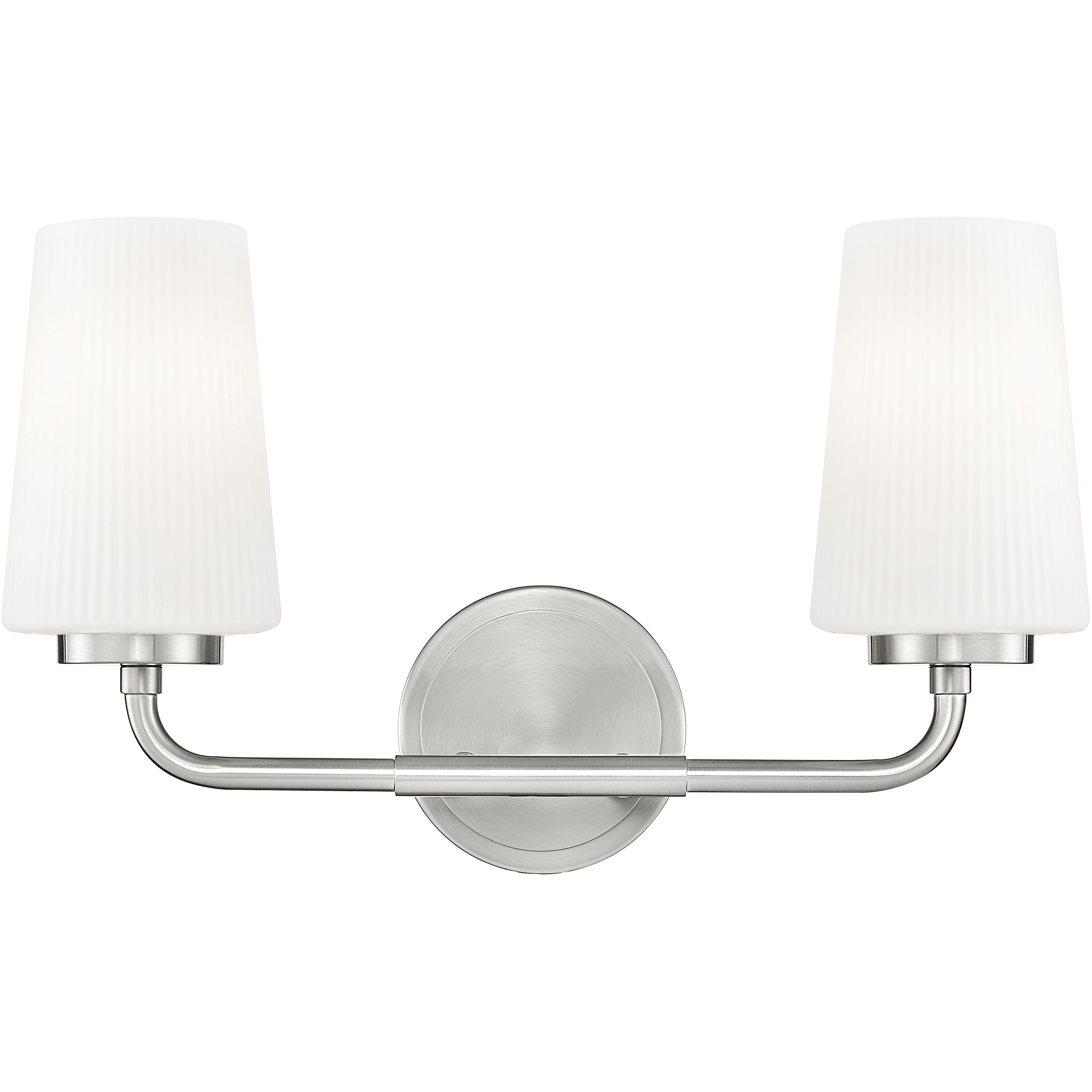 Montford 2 Light 16 inch Brushed Nickel Bath Vanity Light Wall Light