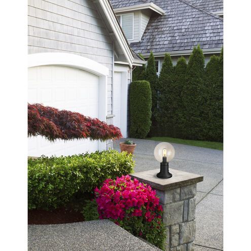 Laurent 1 Light 13.5 inch Black Outdoor Pier Mounted Fixture