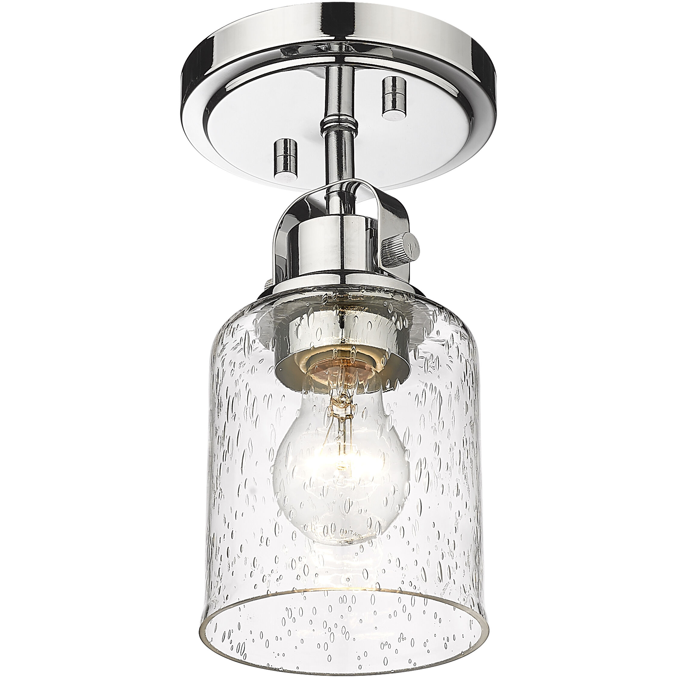 Kinsley 1 Light 5.25 inch Chrome Flush Mount Ceiling Light