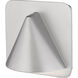 Obelisk LED 6.25 inch Silver Outdoor Wall Light