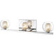 Auge LED 23.23 inch Chrome Vanity Wall Light