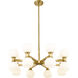 Artemis 16 Light 32 inch Modern Gold Chandelier Ceiling Light